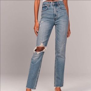 Abercrombie 90s Straight ultra high rise